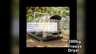 Промышленная сублимационная сушилка 200 кг на продажу