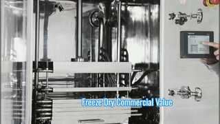 Промышленная сублимационная сушилка, максимальная полка 100 кг