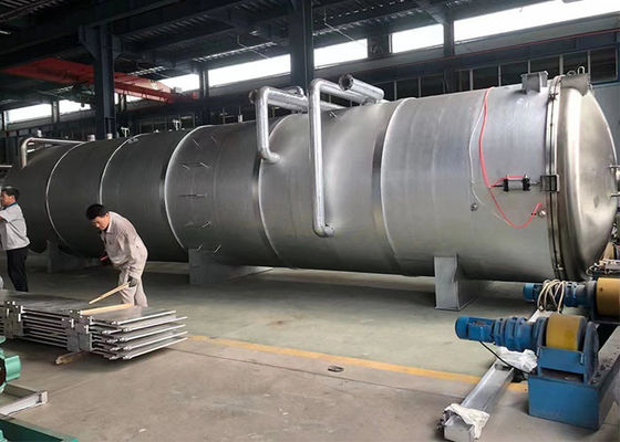 Воздушно-охлаждающая вакуумная сушилка пищи 100 кг/партия Система охлаждения