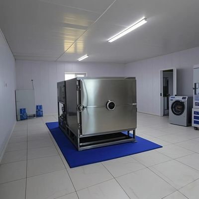 200 кг/партия Вакуумная морозильная сушилка для пищевых продуктов с холодильным агрегатом