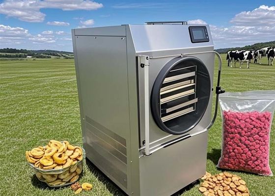 Коммерческая пищевая морозильная сушилка Фруктовые овощи Конфеты Вакуумная морозильная сушилка