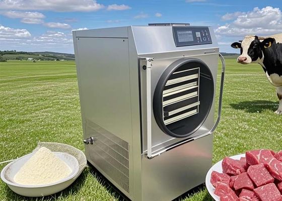 4 кг домашний пищевой морозильный сушильщик Маленький автоматический вакуумный лиофилизатор