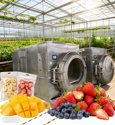Урожай правильный Большая модель: промышленный морозильный сушильщик. Сохранить сырье и мясо эффективно.
