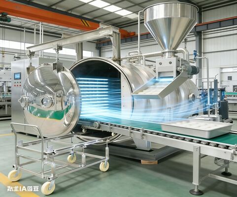 Промышленный фризосушитель, вместимостью 200 кг.