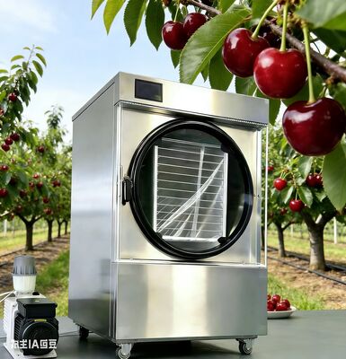 Вкус летней клубники глубокой зимой. Наша простая в использовании компактная сублимационная сушилка сохраняет сезонные продукты, готовые блюда и даже мороженое — без консервантов.