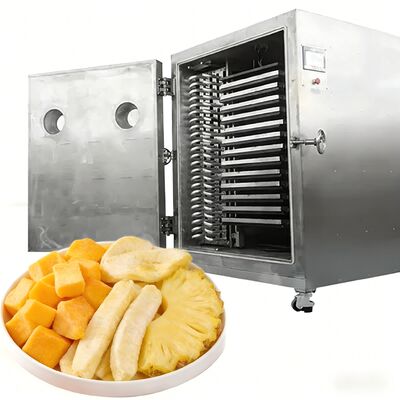 Temperature Range minus 50 degrees Celsius to plus 80 degrees Celsius Industrial Freeze Dryer offering Drying Time 20 to 24 hours and PLC Control System for drying