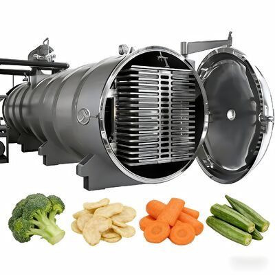 Промышленная сублимационная сушилка с водяным охлаждением, диапазон температур от минус 50 до плюс 80 градусов Цельсия, изготовлена из нержавеющей стали 304