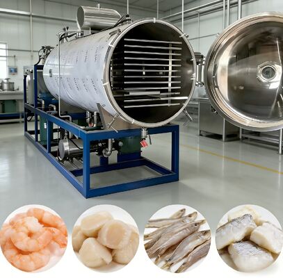 Система управления ПЛК Вакуумная сушилка с морозильной установкой, предлагающая время сушки от 20 до 24 часов, предназначенная для процессов сушки с морозильной установкой