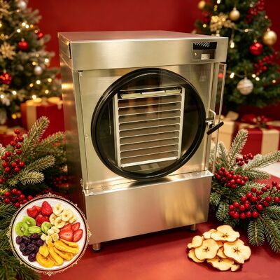 Двухступенчатый вакуумный насос Baosi Mini Freeze Dryer, подходящий для средней сушки на заморозке, предлагающий компактный размер и работу