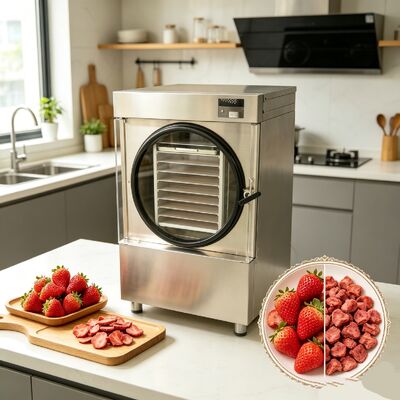 Freeze Dry Cycle 24 to 30 Hours Home Freeze Dryer Equipped Refrigeration System Danfoss Compressor and Two stage Baosi Vacuum Pump (Данфоссовый компрессор и двухступенчатый вакуумный насос)