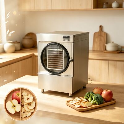 Средний 3600W небольшой фризосушитель, предназначенный для удовлетворения требований фармацевтической лаборатории и пищевой промышленности к фризосушению